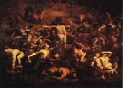 Paul Chenavard Divina Tragedia oil painting on canvas